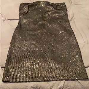 Tube dress super sparkly!